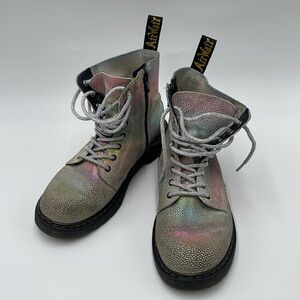 Dr. Martens 1460 Pascal Sparkle Iridescent Suede Boots - EU 36 (US Women’s 5)